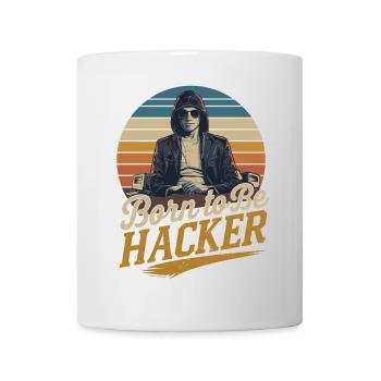 Né pour être hacker – Nerd de l’informatique - Mug blanc - blanc - Devant