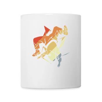 Vintage Breakdancer - Mug blanc - blanc - Devant