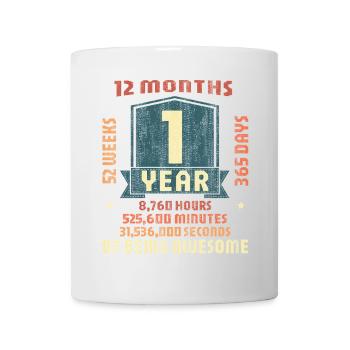 Birthday outfit for 1 year old! 1st Birthday - Mug - white - Front