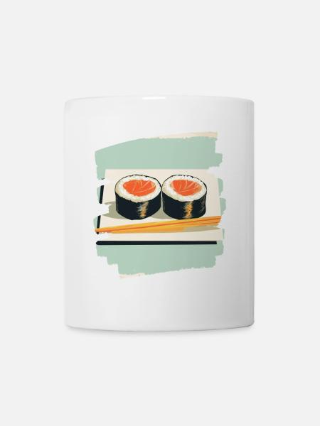 Sushi - Mug blanc - blanc