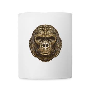 Gorilla Porträt - Tasse - Weiß - Vorne