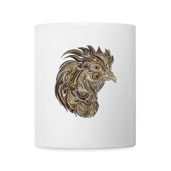 Rooster Portrait - Mug - white - Front