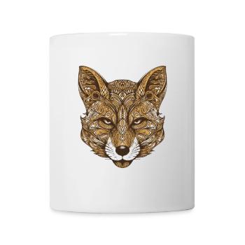 Fox Portrait - Mug - white - Front