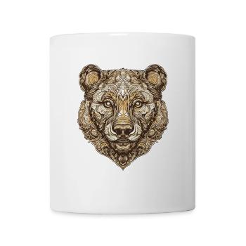 Polar Bear Portrait Polar Bear - Mug - white - Front