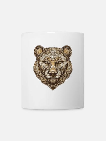Eisbär Porträt Polar bär - Tasse - Weiß