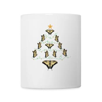 Les machaons tigrés sont les meilleurs pour les filles - Mug blanc - blanc - Devant