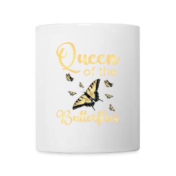 Machaon tigré Reine des papillons - Mug blanc - blanc - Devant