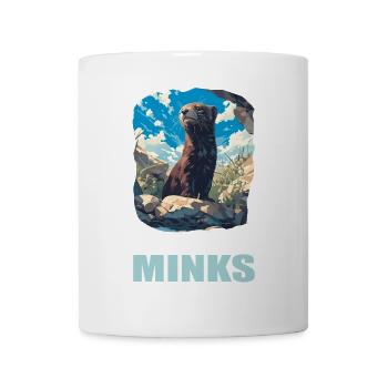 Vison Vison - Mug blanc - blanc - Devant