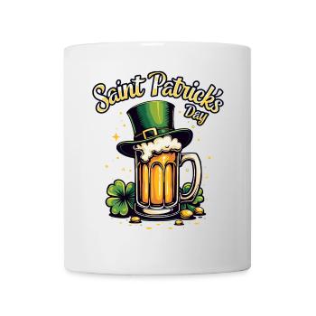 Bière de la Saint-Patrick - Mug blanc - blanc - Devant
