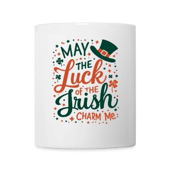 May the Luck of the Irish Charm Me - St Patrick's - Mug - white - Front