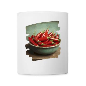 Chili - Tasse - Weiß - Vorne