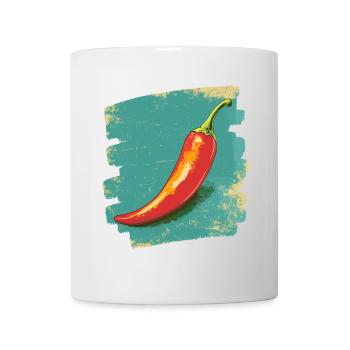 Chili - Tasse - Weiß - Vorne