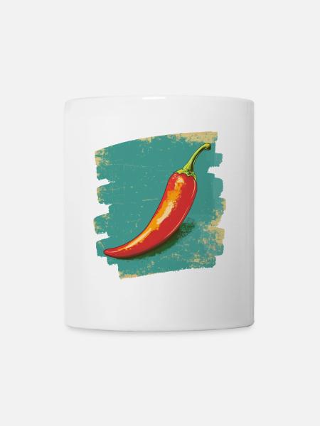Chili - Tasse - Weiß