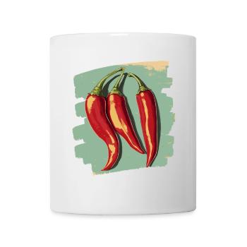 Chili - Tasse - Weiß - Vorne