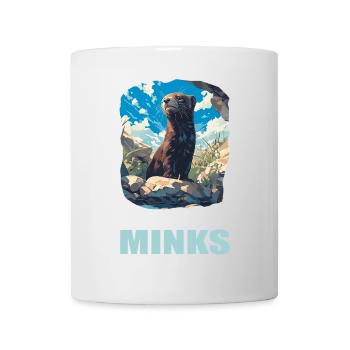 Vison Vison - Mug blanc - blanc - Devant