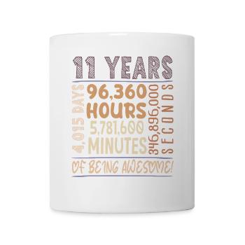 11 years old! Birthday Gift 11th Birthday - Mug - white - Front