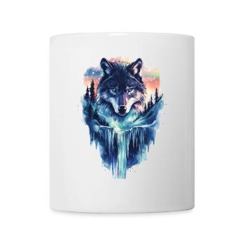 Wolf - Tasse - Weiß - Vorne