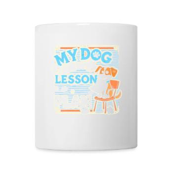 Mein Hund hat meinen Stundenplan gefressen - Tasse - Weiß - Vorne