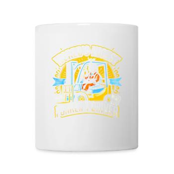 Der netteste Gabelstaplerfahrer der Welt - Tasse - Weiß - Vorne