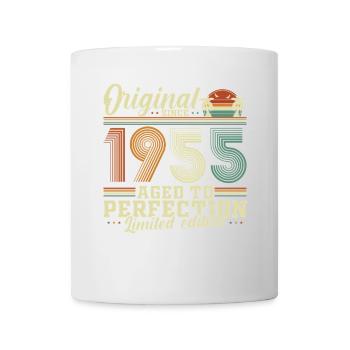 Vintage 1955 Retro Jubiläumsgeschenk - Tasse - Weiß - Vorne