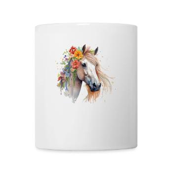 Ich Liebe Meinen Percheron An Die Scheune Und - Tasse - Weiß - Vorne