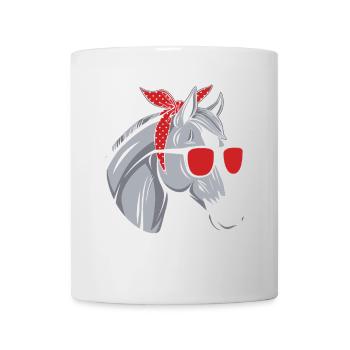 Ich Liebe Meinen Percheron An Die Scheune Und - Tasse - Weiß - Vorne