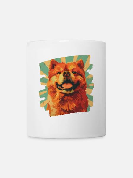 Chow Chow - Tasse - Weiß