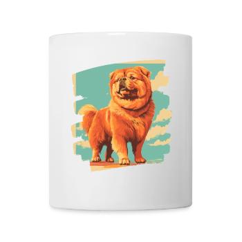 Chow Chow - Mug blanc - blanc - Devant