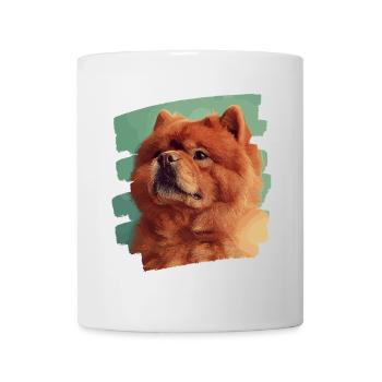 Chow Chow - Mug blanc - blanc - Devant
