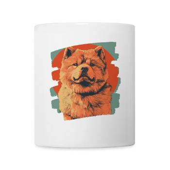 Chow Chow - Mug blanc - blanc - Devant