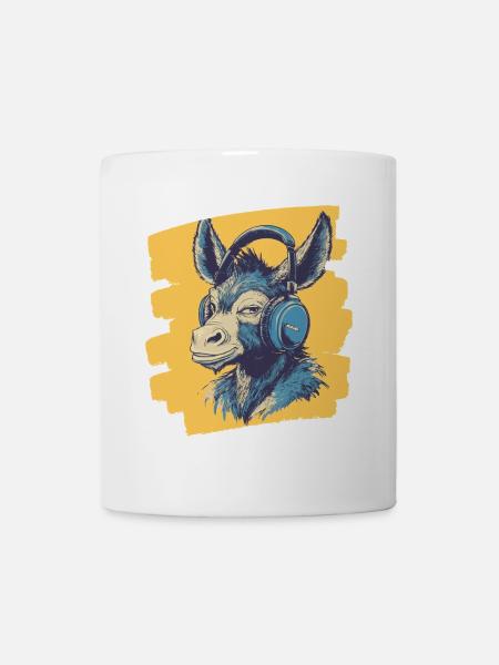 Esel - Tasse - Weiß