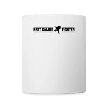 Meilleur combattant de Sambo - Mug blanc - blanc - Devant