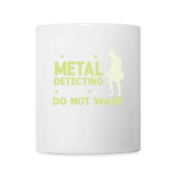 Metal Detector Shirt for Men Lucky Metal Detecting - Tasse - Weiß - Vorne