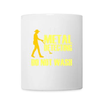 Metal Detector Shirt for Men Lucky Metal Detecting - Tasse - Weiß - Vorne