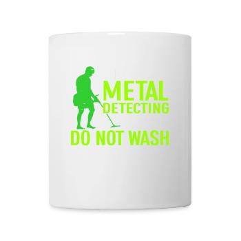 Metal Detector Shirt for Men Lucky Metal Detecting - Tasse - Weiß - Vorne