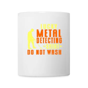 Metal Detector Shirt for Men Lucky Metal Detecting - Tasse - Weiß - Vorne