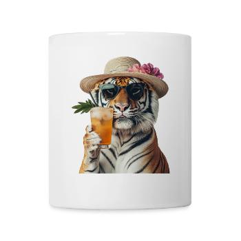 Tiger - Tasse - Weiß - Vorne
