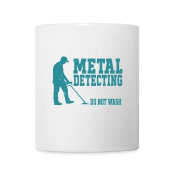 Metal Detector Shirt for Men Lucky Metal Detecting - Tasse - Weiß - Vorne