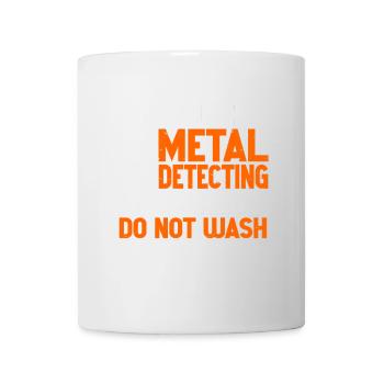 Metal Detector Shirt for Men Lucky Metal Detecting - Tasse - Weiß - Vorne