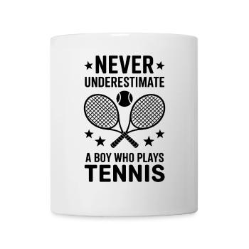 Tennis Saying Boys Funny Tennis Gift - Mug - white - Front
