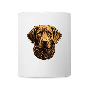 Labrador Dog Portrait - Mug - white - Front