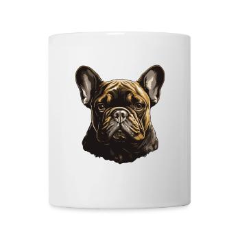 French Bulldog Dog Portrait - Mug - white - Front