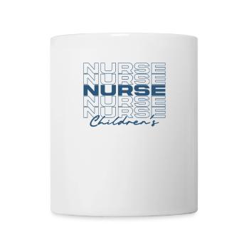 Infirmière pour enfants Infirmières médicales élégantes - Mug blanc - blanc - Devant