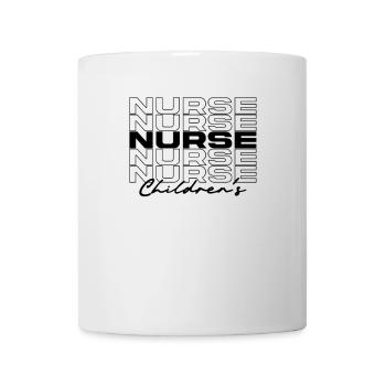 Infirmière pour enfants Infirmières médicales élégantes - Mug blanc - blanc - Devant