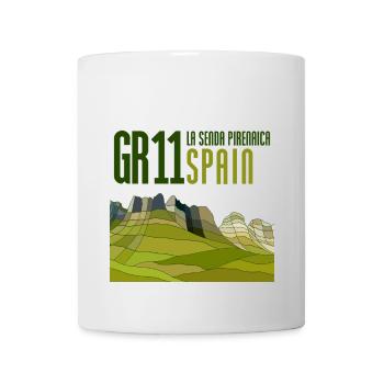 La Senda Pirenaica - GR 11, Spain - Mug - white - Front