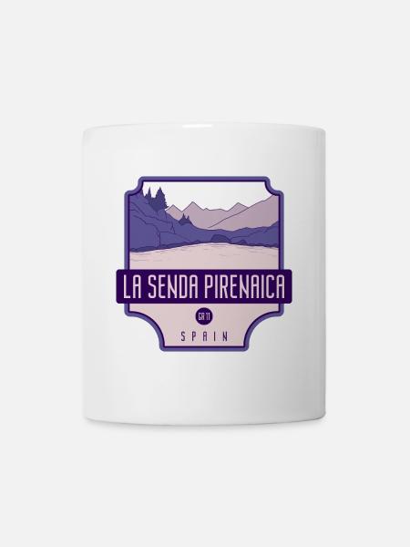 TLa Senda Pirenaica - GR 11, Espagne - Mug blanc - blanc