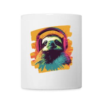 Faultier - Tasse - Weiß - Vorne