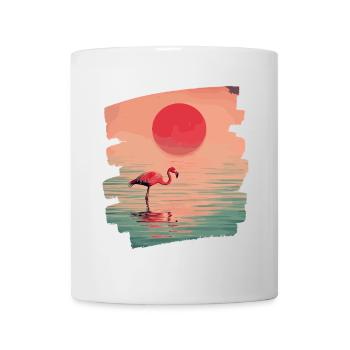 Flamingo - Tasse - Weiß - Vorne