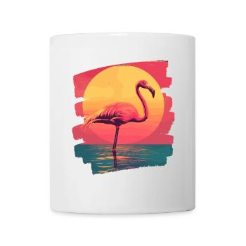 Flamingo - Tasse - Weiß - Vorne