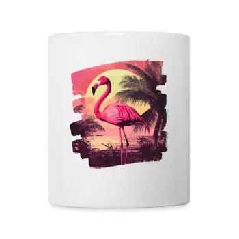 Flamingo - Tasse - Weiß - Vorne